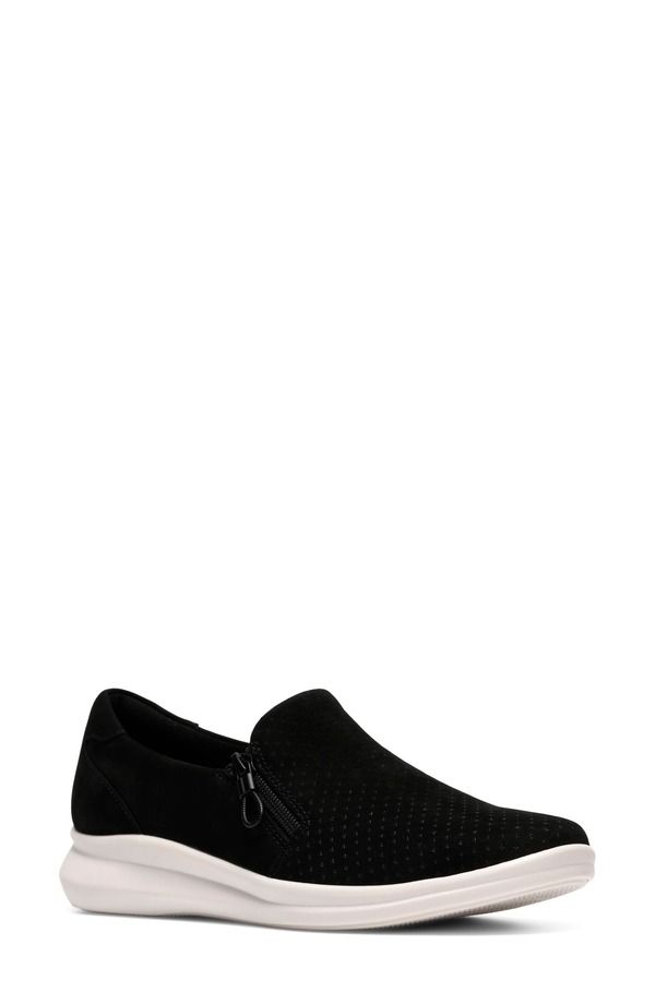 クラークス レディース シューズ スニーカー Clarks Lynell Sky Sneaker Women BLACK NUBUCK ブラック