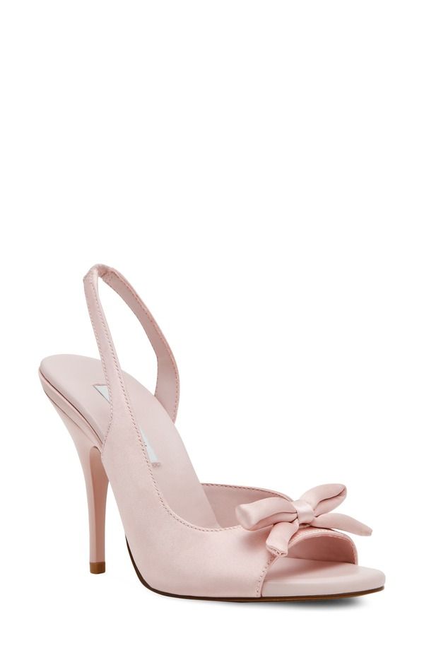 スティーブ マデン レディース シューズ サンダル Steve Madden Flounce Slingback Sandal Women PINK SATIN ピンク 26,492円