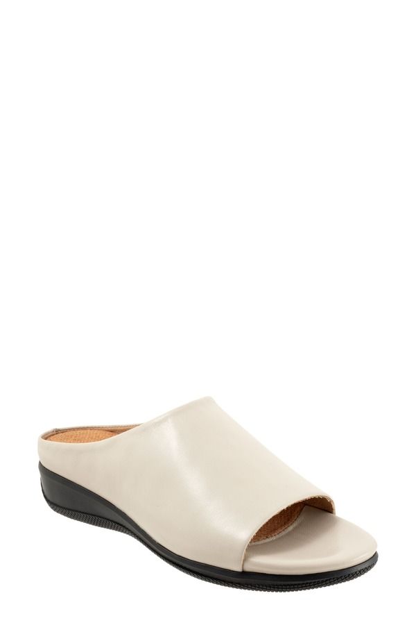 ソフトウォーク レディース シューズ サンダル SoftWalk Turner Wedge Slide Sandal Women IVORY アイボリー