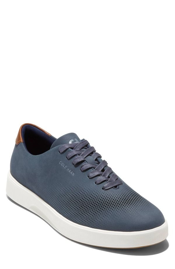 コールハーン メンズ シューズ スニーカー Cole Haan GrandPro CitySpectre Laser Perforated Sneaker Men NAVY BLAZER NUBUCK