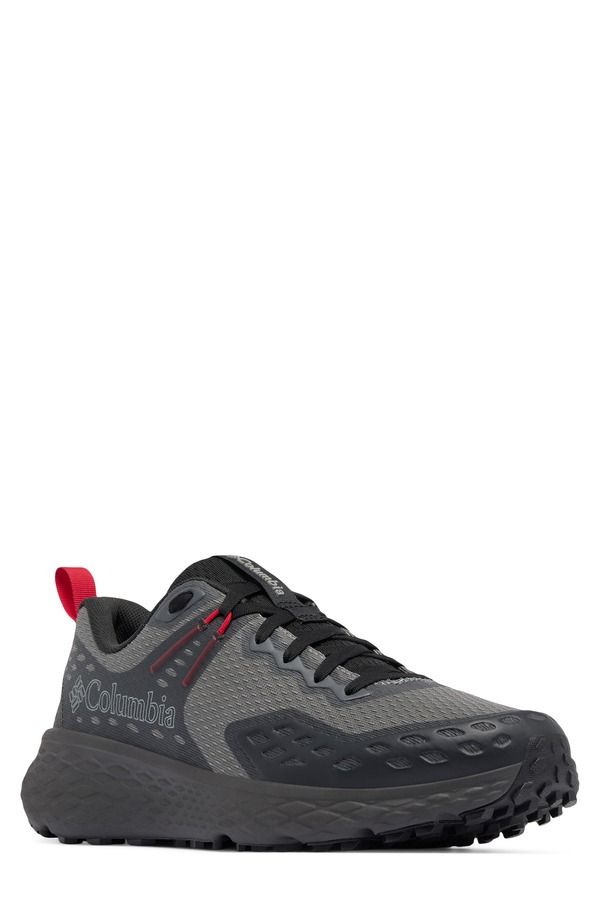 コロンビア メンズ シューズ スニーカー Columbia Konos TRS Trail Running Shoe Men TI GREY STEEL MOUNTAIN RED グレー