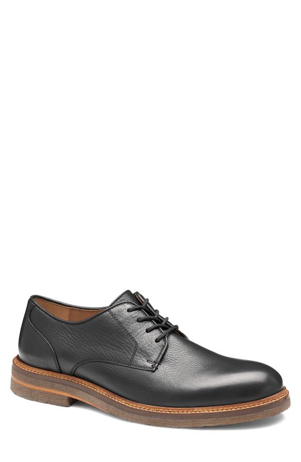 ジョンストンアンドマーフィー メンズ シューズ ダービー Johnston Murphy Calder Plain Toe Derby Men BLACK FULL GRAIN ブラック