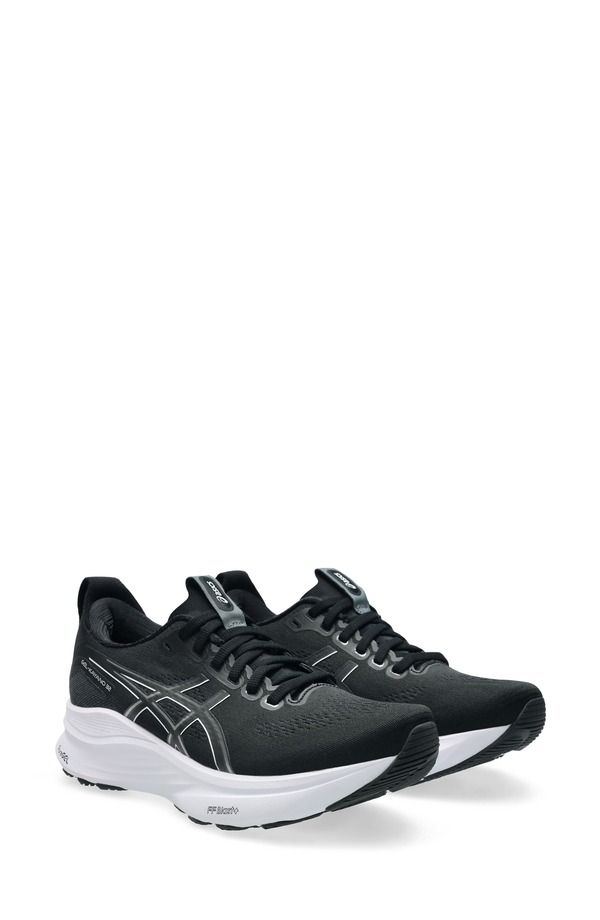 アシックス レディース シューズ スニーカー ASICS GELKAYANO 32 Running Shoe Women BLACK WHITE ホワイト