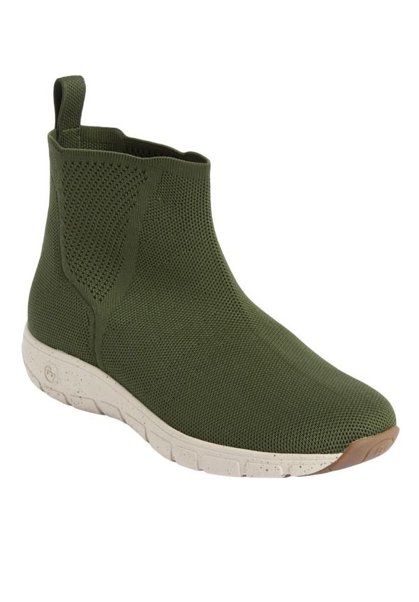 コンフォートビュー レディース シューズ ブーツ・レインブーツ Comfortview The Kelley Bootie Women DARK OLIVE オリーブ