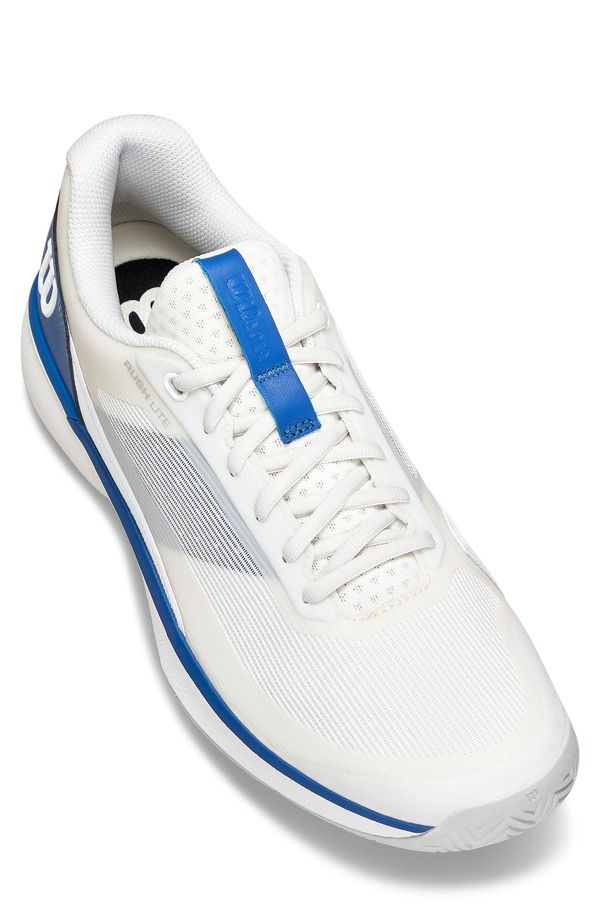 ウィルソン メンズ シューズ スニーカー WILSON Rush Lite 5 Tennishoe Men WHITEDEJA VU BLUEYELLOW ホワイト