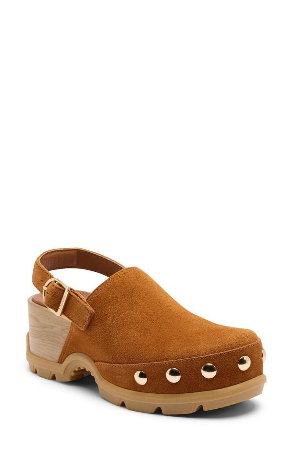 ソレル レディース シューズ サンダル SOREL ROAMN RVT Clog Women ICED TEA GUM