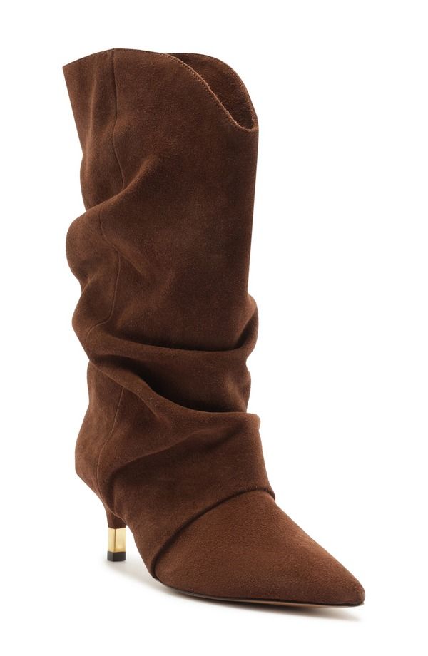 アレッツォ レディース シューズ ブーツ・レインブーツ Arezzo Sabrina Slouch Boot Women NEW COCOA ココア 31,070円