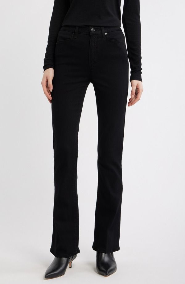 ペイジ レディース シューズ ブーツ・レインブーツカット ハイウエスト プチ ジーンズ PAIGE Laurel Canyon High Waist Bootcut Leg Jeans Petite