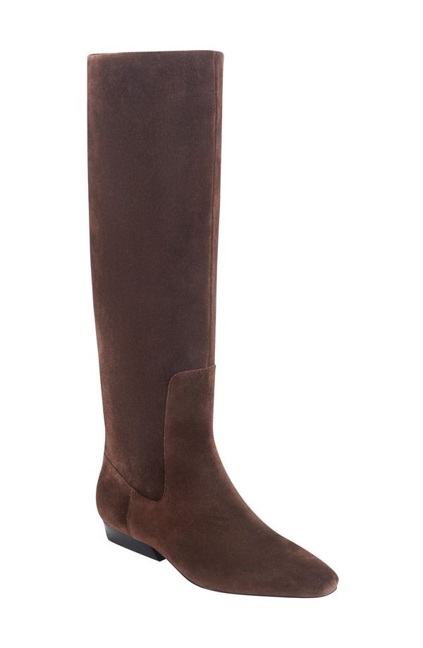 マーク・フィッシャー レディース シューズ ブーツ・レインブーツ Marc Fisher LTDaynna Knee High Boot Women DARK BROWN ブラウン