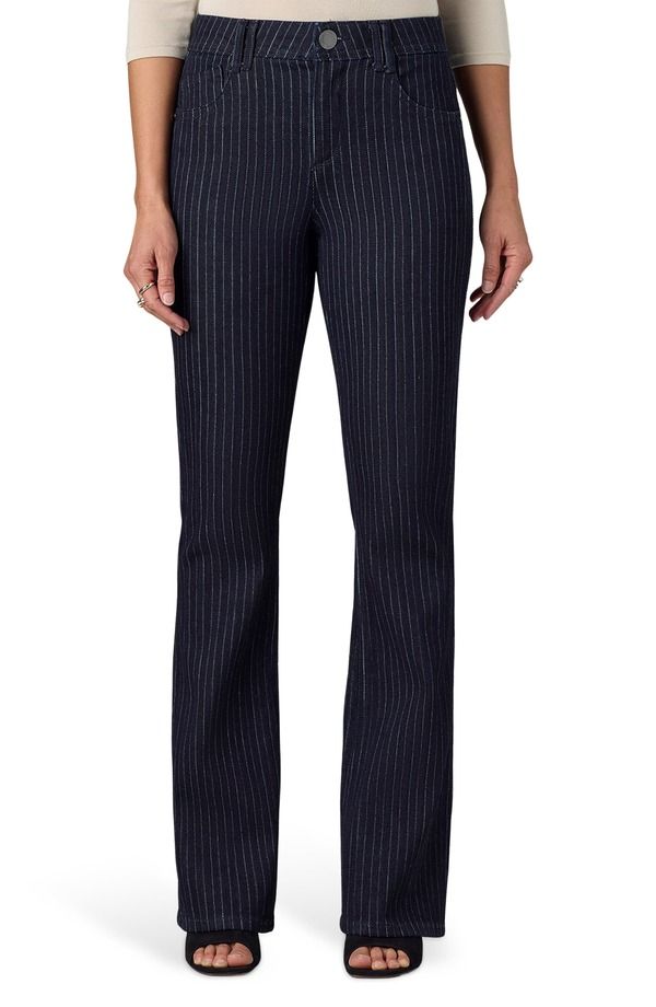 ウィットウィズダム レディース シューズ ブーツ・レインブーツカット ハイウエスト プチ ジーンズ Wit Wisdom Brittany Pinstriped High Waist Itty Bit