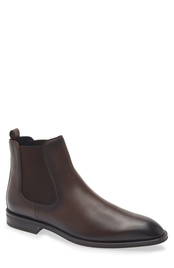 ボス メンズ シューズ ブーツ・レインブーツ チェルシーブーツ チェルシー BOSS Chelsea Boot Men DARK BROWN ブラウン
