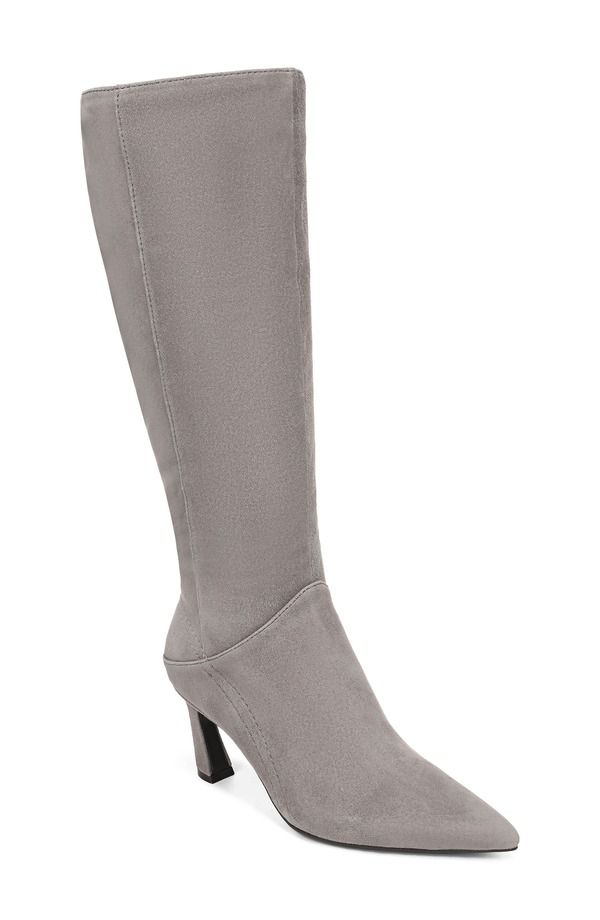 ナチュライザー レディース シューズ ブーツ・レインブーツ Naturalizer Edina Pointed Toe Knee High Boot Women FOG STONE GREY グレー
