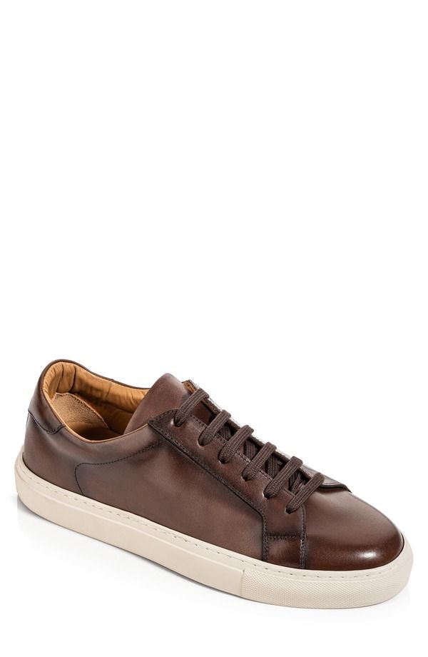 トゥーブート メンズ シューズ スニーカー レザー TO BOOT NEW YORK Gavin Leather Low Top Sneaker Men BROWN ブラウン