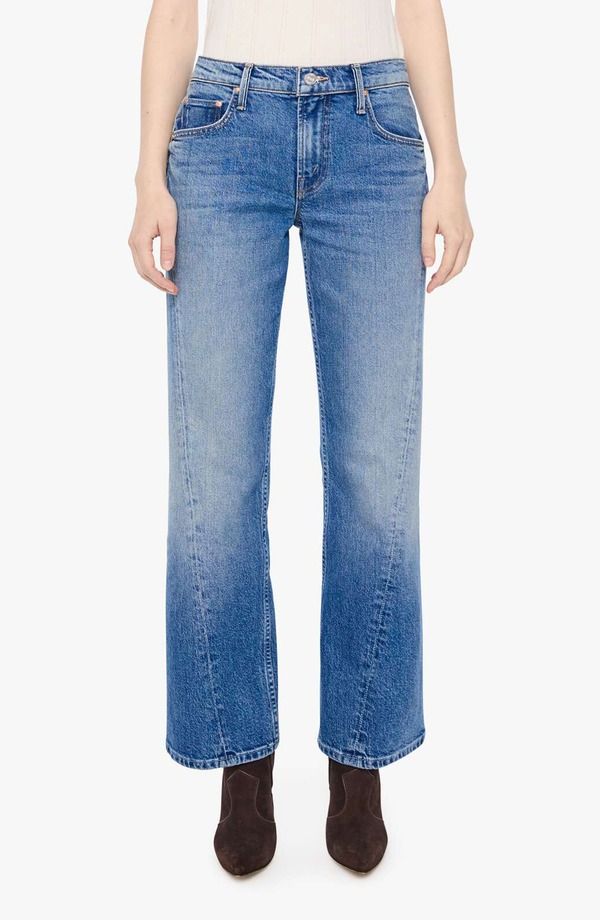 マザー レディース シューズ ブーツ・レインブーツカット プチ ジーンズ MOTHER The Lil Bookie Twist Skimp Bootcut Jeans Petite JUST ANI