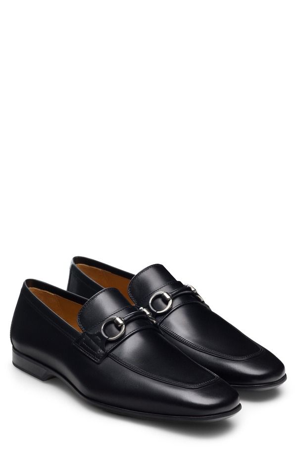 マグナーニ メンズ シューズ ローファー Magnanni Rafa V Wateresistant Loafer Nordstrom Exclusive Men BLACK LEATHER ブラック