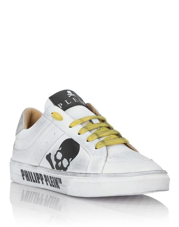 フィリッププレイン レディース シューズ スニーカー レザー PHILIPPLEIN Leather LowTop Sneakers Retrokickz Tm Unisex Unisex white 55,990円