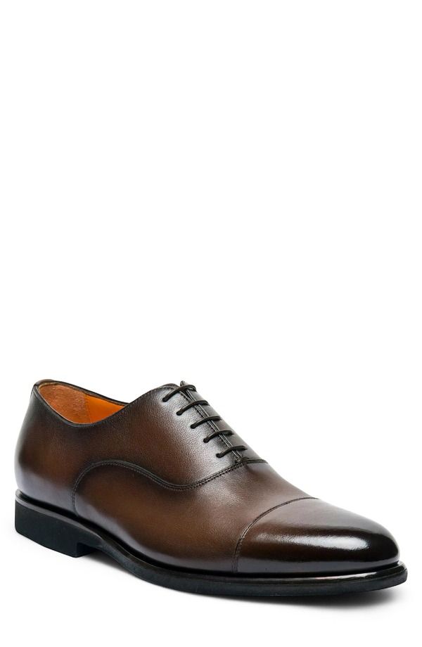 サントーニ メンズ シューズ オックスフォード Santoni Darian Oxford Shoe Men DARK BROWN SMOOTH ブラウン 95,590円