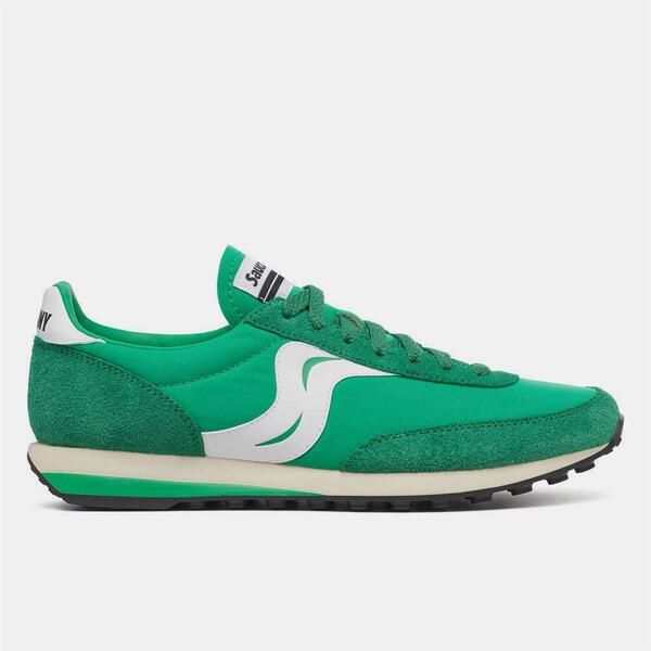 サッカニー メンズ シューズ スニーカー Saucony Trainer 80 Green グリーン