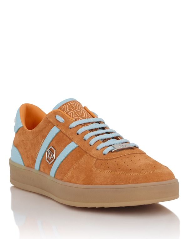 フィリッププレイン レディース シューズ スニーカー PHILIPPLEIN LowTop Sneakers Retro Rebel Unisex Unisex orange オレンジ