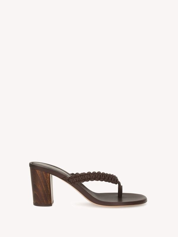 ジャンヴィト ロッシ レディース シューズ サンダル Gianvito Rossi Ubud Thong Sandal Women Brownappa Leather ブラウン