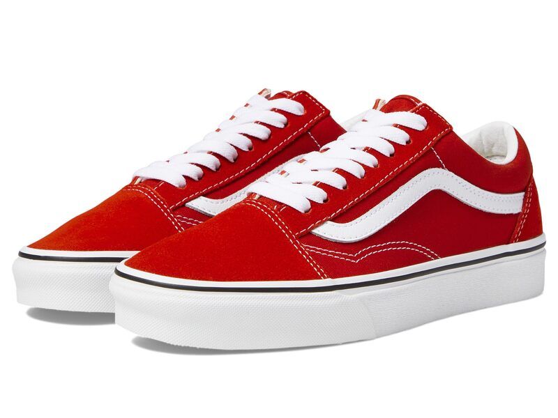 バンズ メンズ シューズ スニーカー Vans Old Skool Racing RedTrue レッド