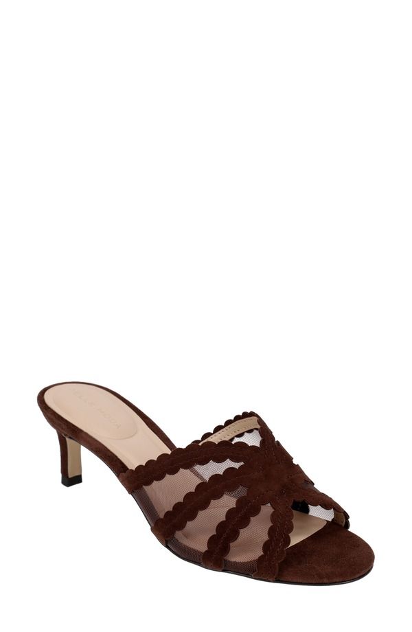 ペレモーダ レディース シューズ ヒール サンダル Pelle Moda Vione Kitten Heel Slide Sandal Women ESPRESSO