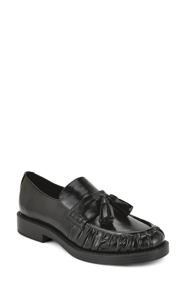 ナインウェスト レディース シューズ スリッポン・ローファー Nine West Gersen Tasseloafer Women BLACK ブラック