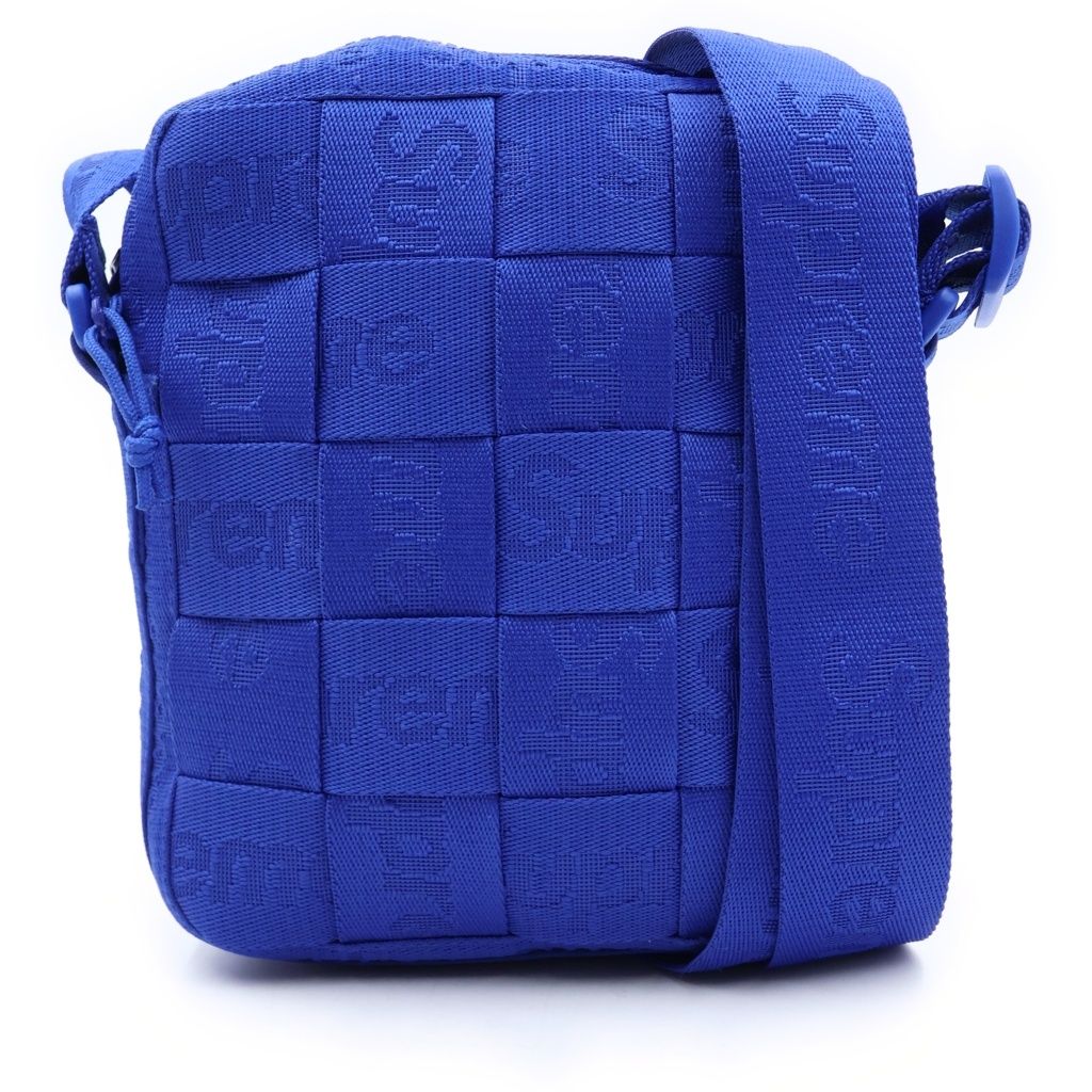 SUPREME (シュプリーム) 24SS Woven Shoulder Bag ロゴ ウーブン ショルダーバッグ ブルー 8,939円