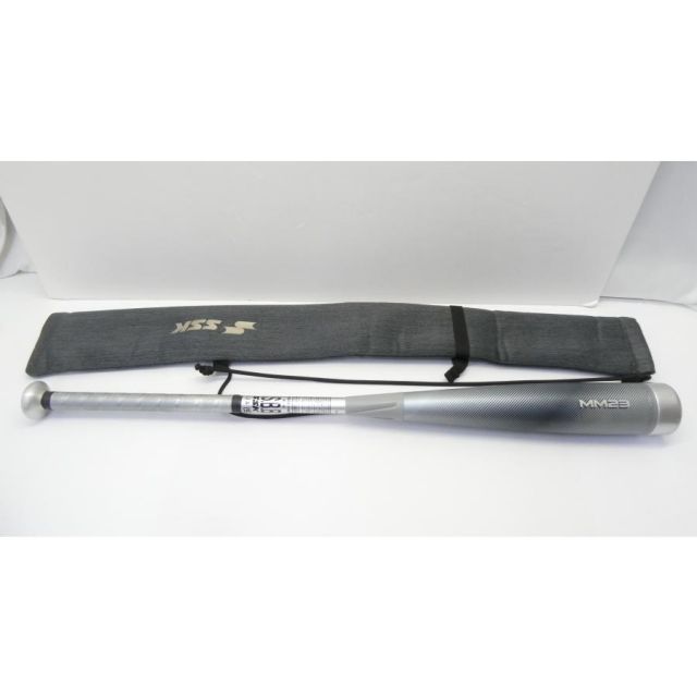 SSK MM23 SBB4037SLV 84cm 720g 軟式用バット ケース付 野球 △WS2975軟式