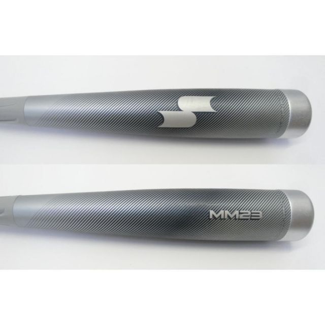 SSK MM23 SBB4037SLV 84cm 720g 軟式用バット ケース付 野球 △WS2975