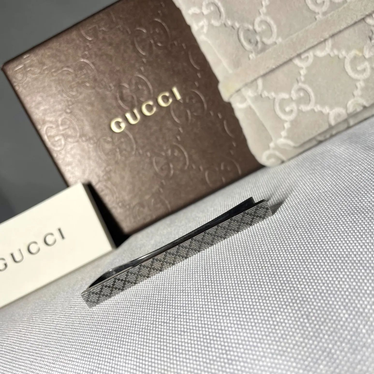 美品 廃盤 GUCCI グッチ ディアマンテ クロームメタリックスターリング