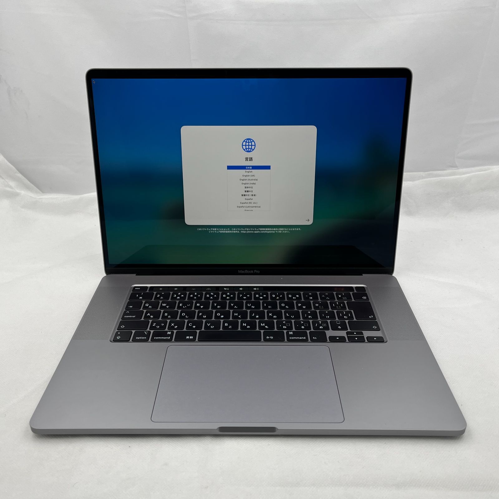 ★中古Bランク/30日保証/セキュリティソフト付き★ Apple MacBook Pro (16-inch, 2019)【A2141】 (RM2368) ［Core i9 9880H 32GB 4TB］