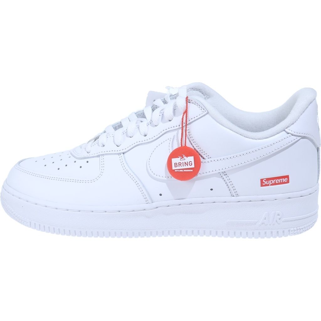 NIKE (ナイキ) ×SUPREME AIR FORCE LOW CU9225-100 シュプリーム エア フォース 1 ローカットスニーカー U11.5/29.5cm ホワイト