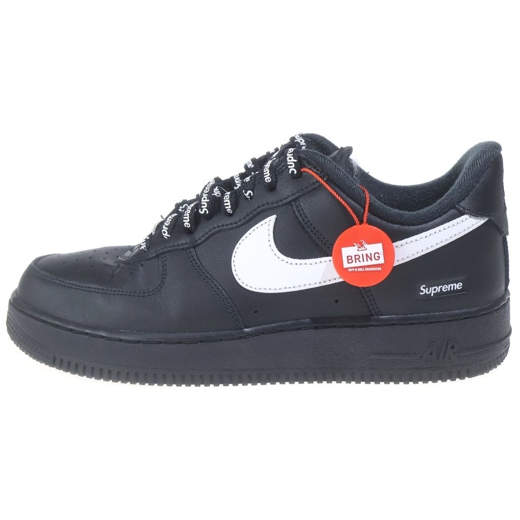 NIKE (Nike) x SUPREME AIR FORCE 1 LOW CU9225-002 AIR FORCE 1 LOW TOP SNEAKERS US 8.5/26.5cm BLACK