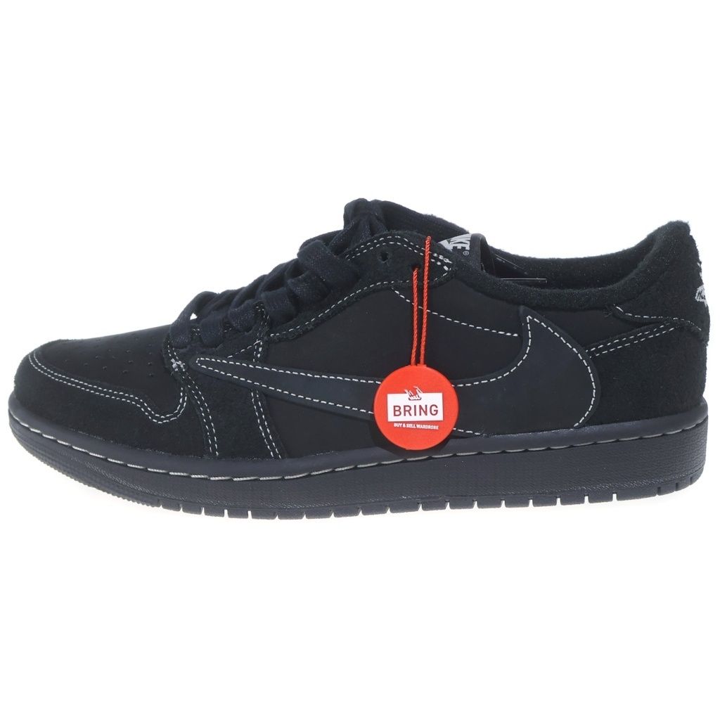 NIKE (ナイキ) ×TRAVIS SCOTT AIR JORDAN 1 LOW OG SP BLACK PHANTOM エアジョーダン1 ブラックファントム ローカットスニーカー ブラック US8/26.0cm DM7866-001 76,230円
