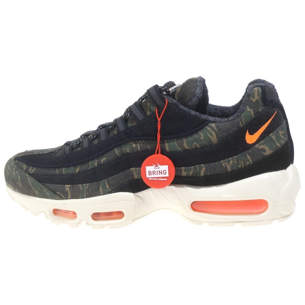 NIKE (ナイキ) × Carhartt WIP AIR MAX 95 カーハート エアマックス ローカットスニーカー カーキ US9.5/27.5cm AV3866-001