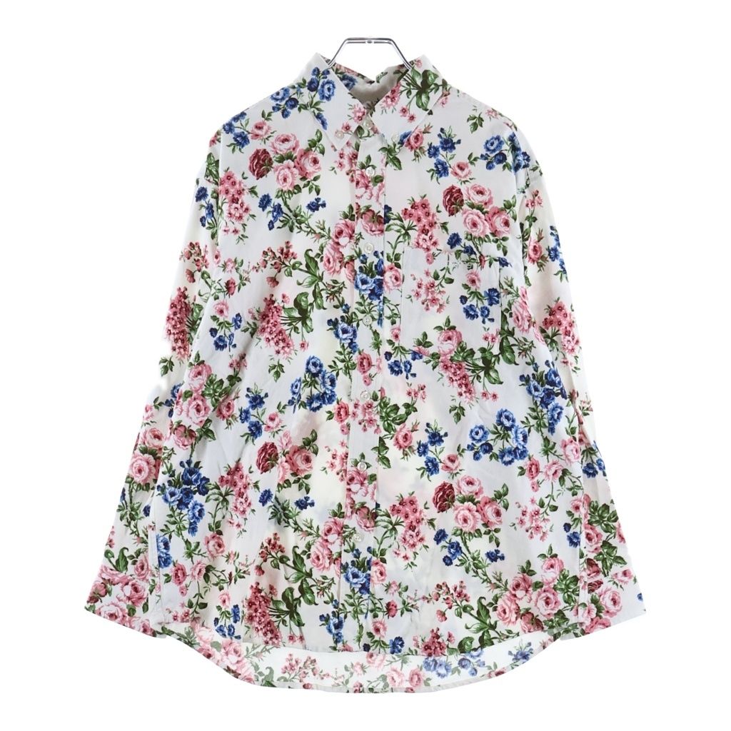 SUPREME (シュプリーム) 26SS Floral Flannel Shirt フローラル フランネルシャツ ホワイト/ピンク