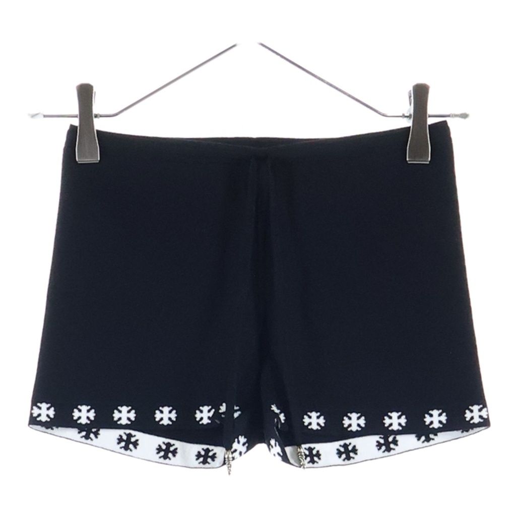 CHROME HEARTS (クロムハーツ) CHプラス ドローコード ショートパンツ レディース ブラック