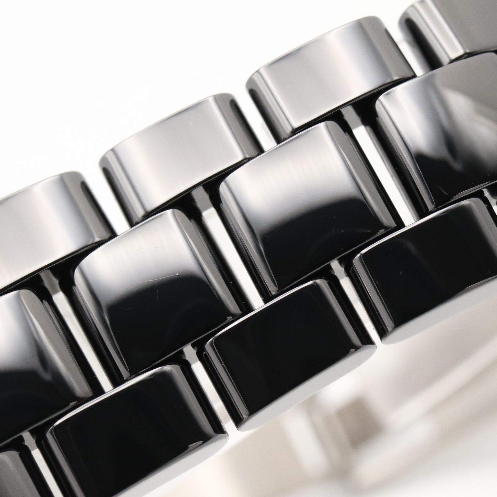 シャネル CHANEL 腕時計 J12 12Pダイヤ H1626 ブラック セラミック ダイヤモンド J12 12Pダイヤ メンズ Used A