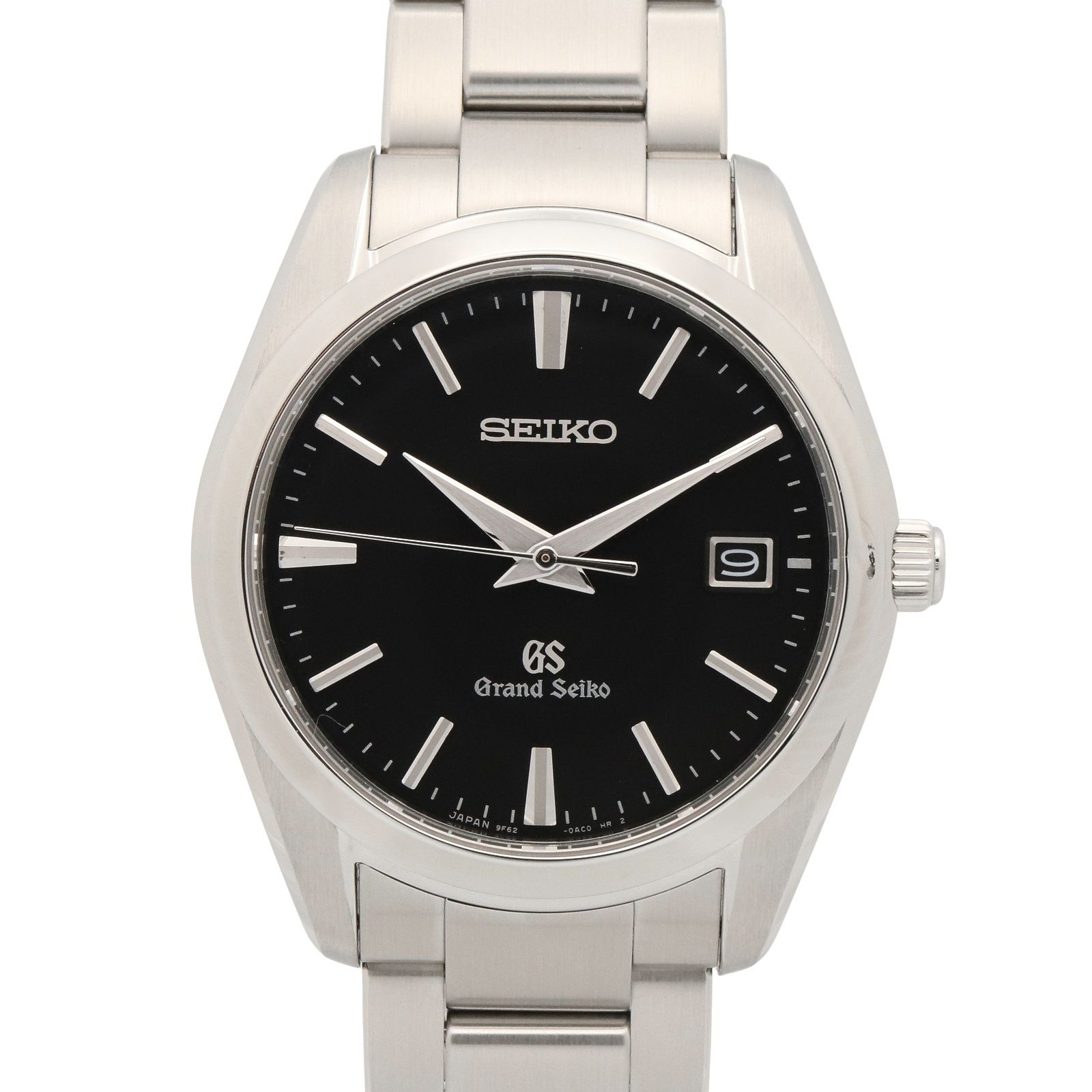 セイコー SEIKO 腕時計 グランドセイコー SBGX061 ブラック ステンレススチール グランドセイコー メンズ Used A