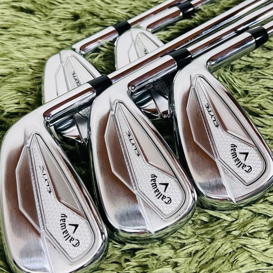 【中古】キャロウェイ エリート アイアン5本セット メンズゴルフ 初心者 入門 大人気 Callaway ELYTE N.S.PRO 950GH neo ネオ スチールシャフト 男性 右利き flex S