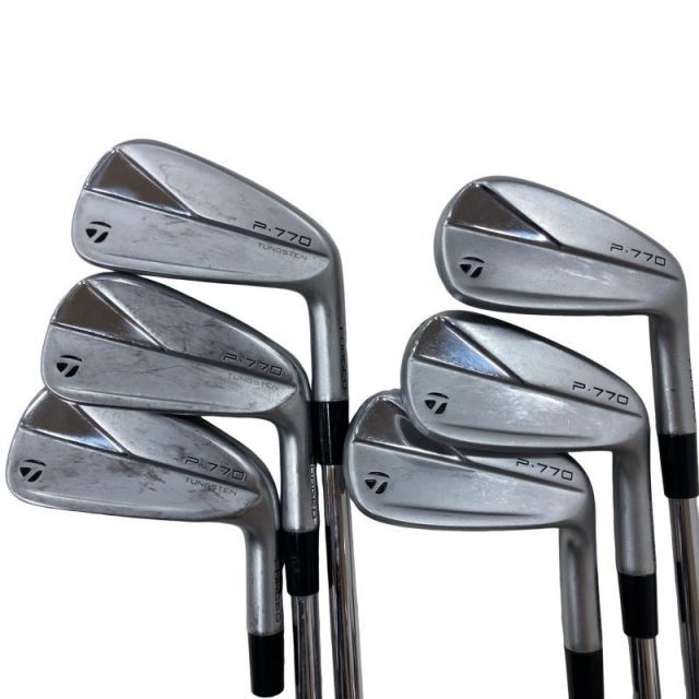 【中古】 テーラーメイド Taylor Made P・770(2023) 6S アイアンセット IR Dynamic Gold EX TOUR ISSUE (フレックスS) メンズ 男性用 右利き 右用 Cランク ゴルフクラブ