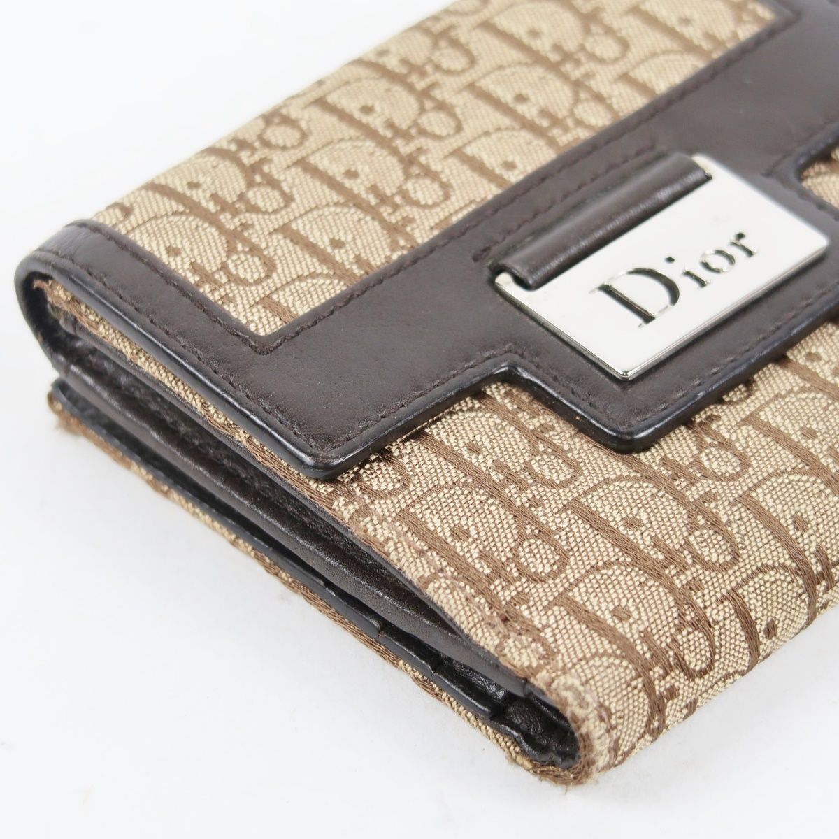 美品】Christian Dior ディオール トロッター ストリート 二つ折り財布