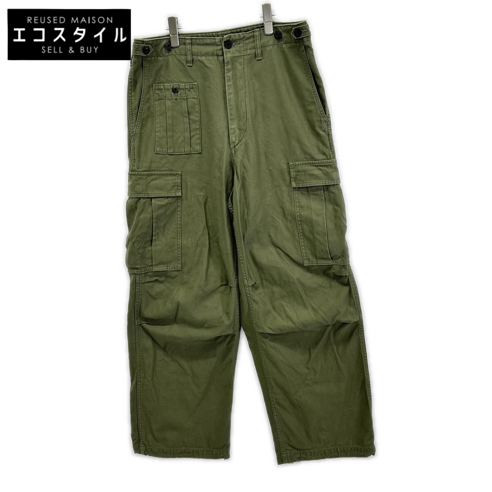 NIGEL CABOURN ナイジェルケーボン 8048-00-50012 カーキグリーン ARMY CARGO PANT 32