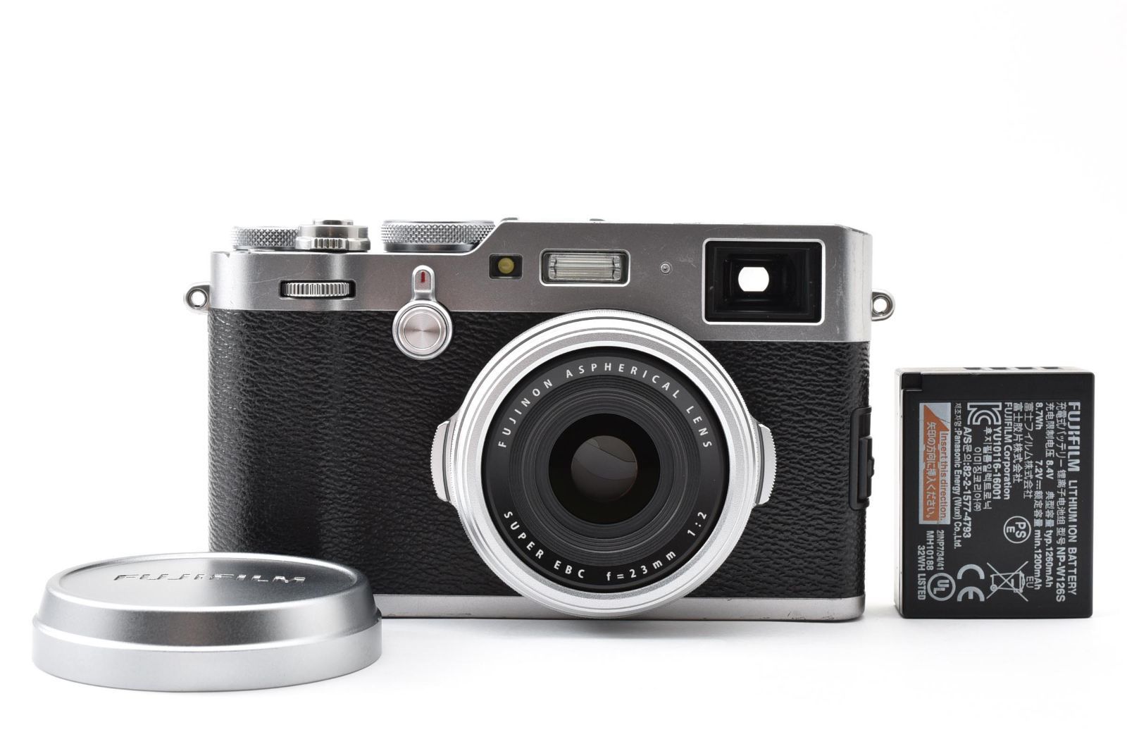 ★レンズ光学極上★ フジフイルム FUJIFILM X100F シルバー 《ショット数2256回・バッテリー付！》★完動品★ #A607043 74,690円