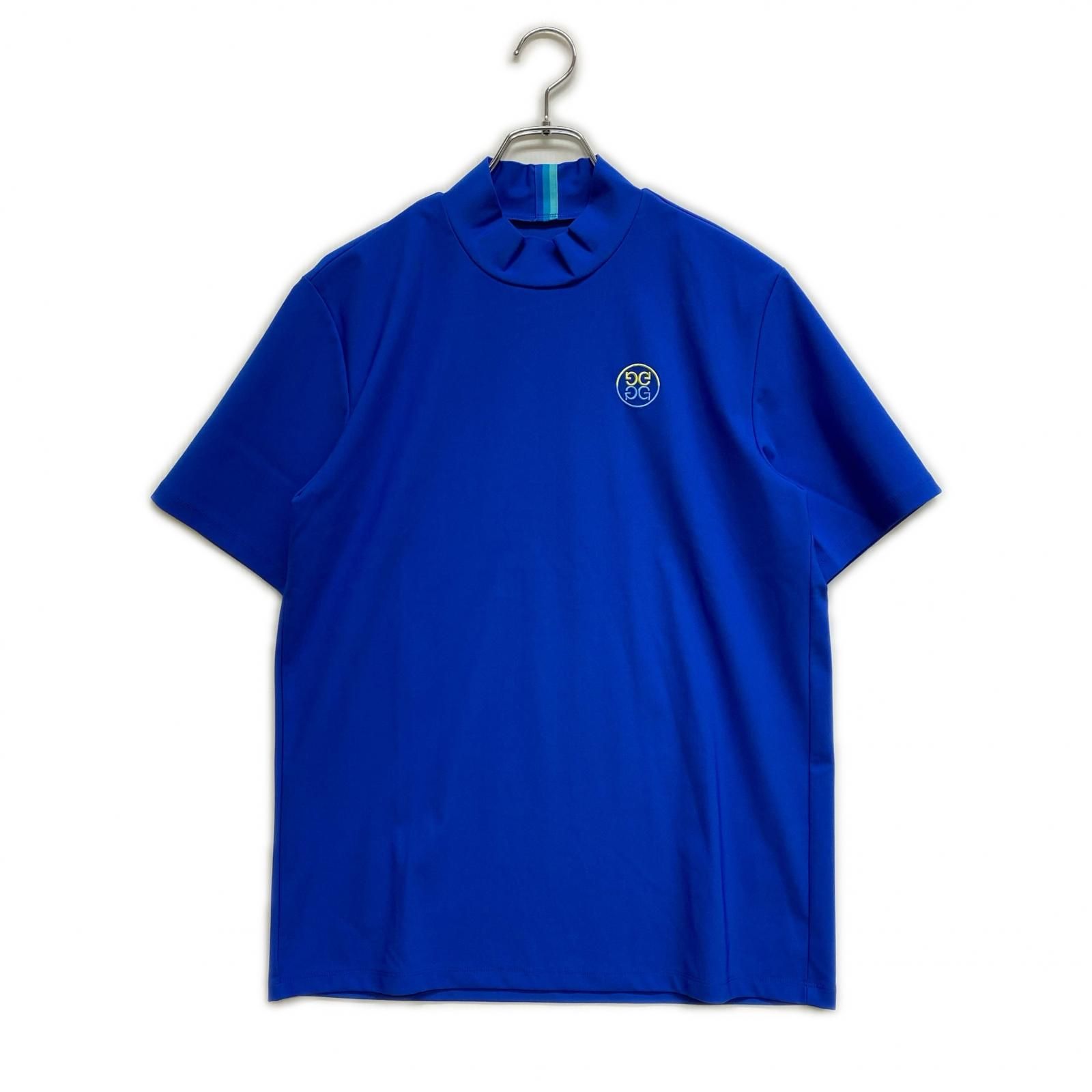 中古 メンズ ジーフォア G/FORE 半袖シャツ 2(L) ブルー モックネック