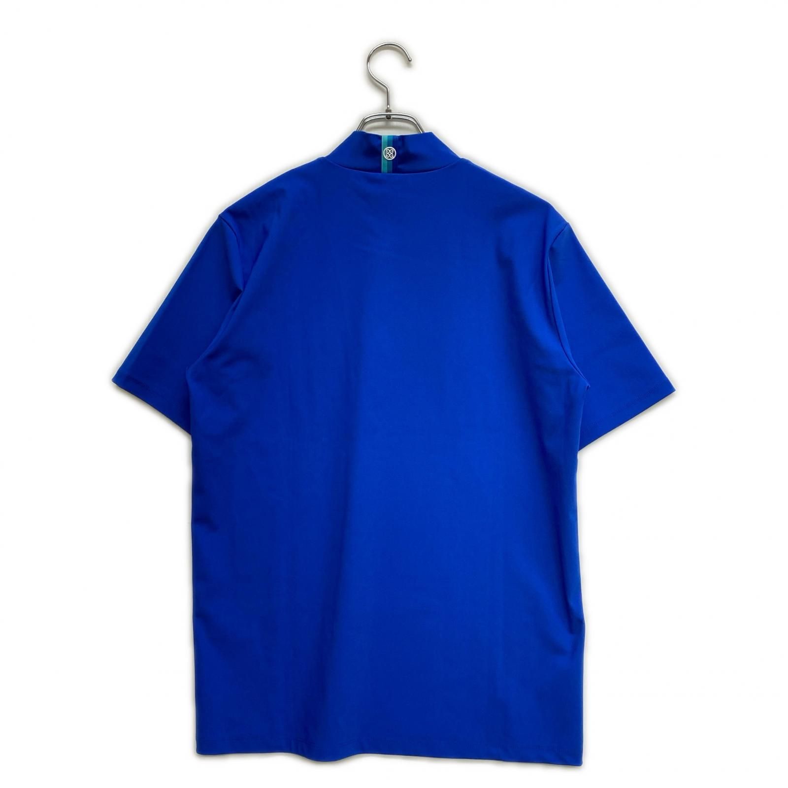 中古 メンズ ジーフォア G/FORE 半袖シャツ 2(L) ブルー モックネック
