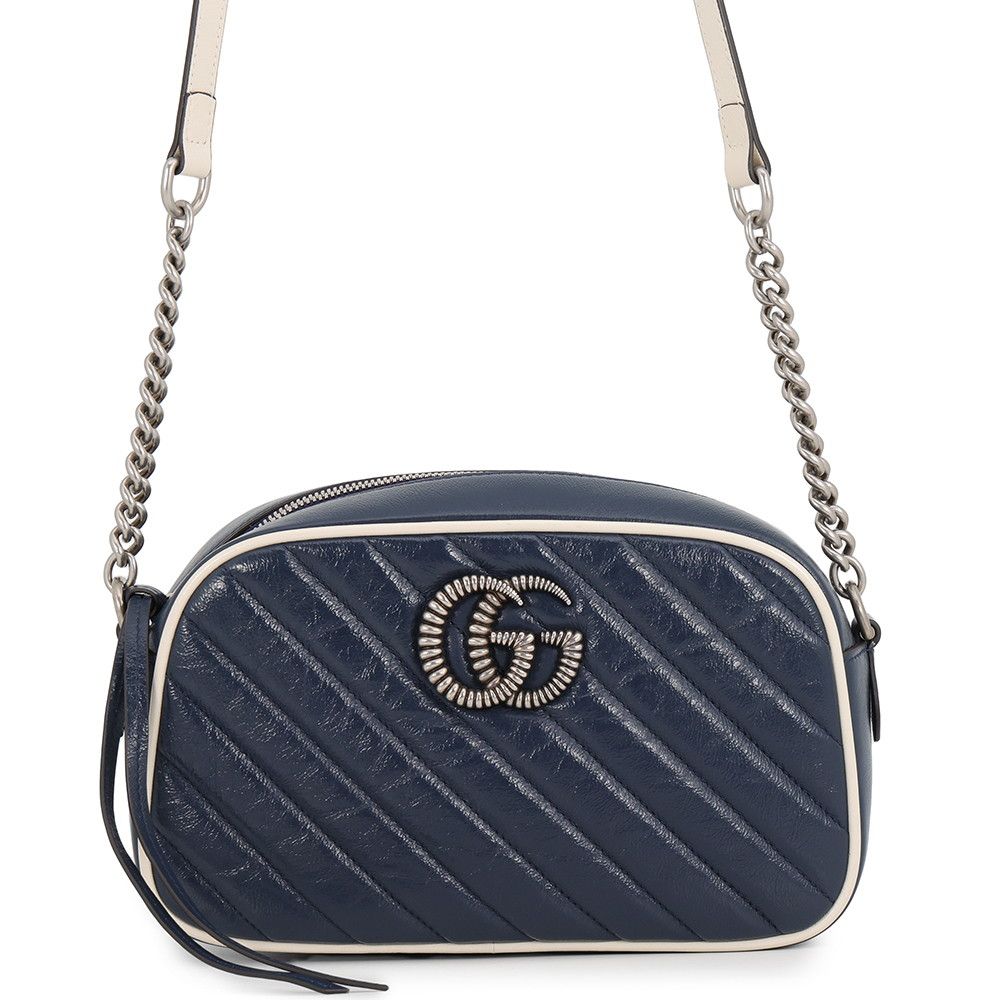 グッチ チェーンショルダーバッグ GGマーモント キルティング スモール レザー 447632 GUCCI バッグ