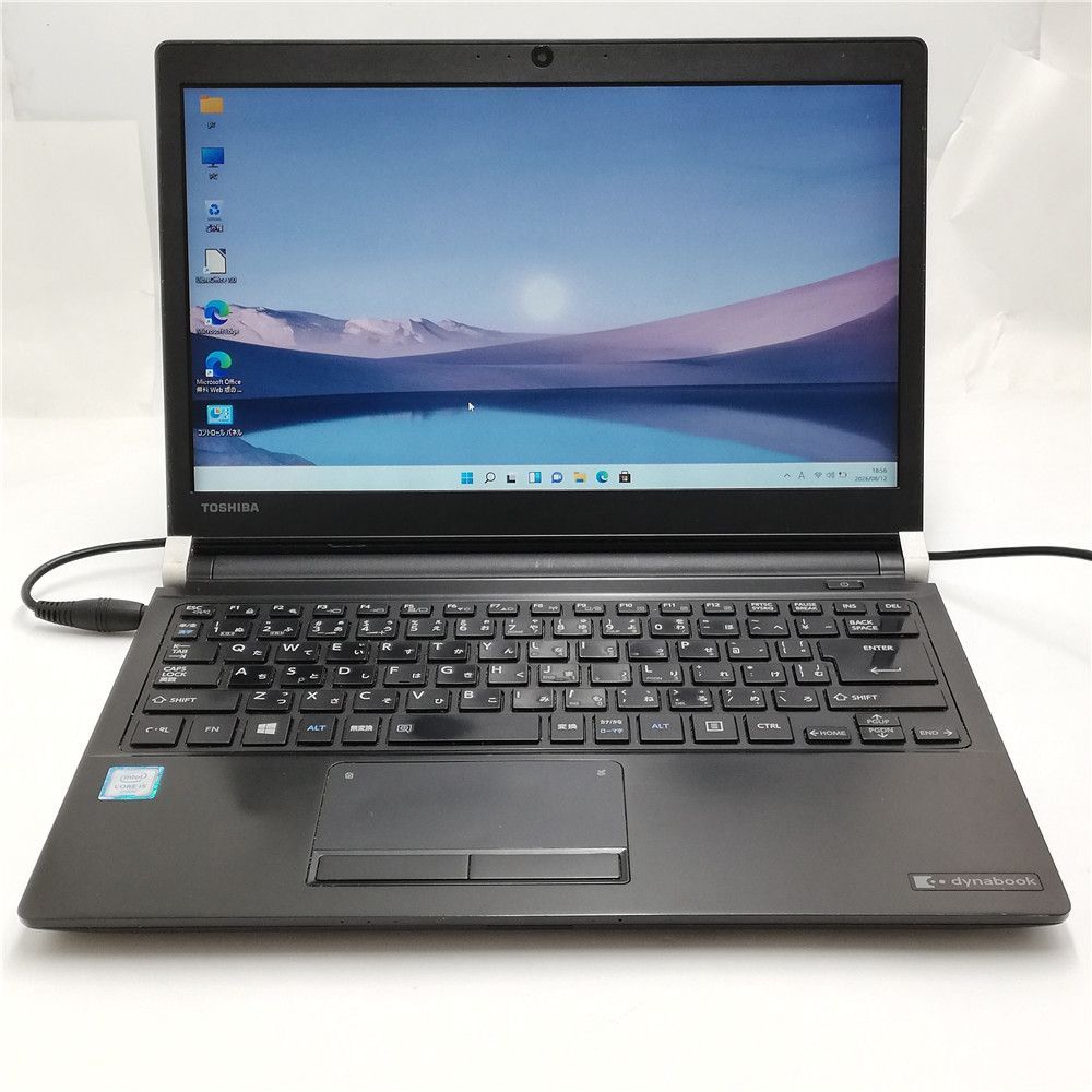 激安 Wi-Fi有 中古ノートパソコン 東芝 R73/D Core i5 6300U 8GB 128GB 高速SSD 無線LAN Bluetooth webカメラ Windows11 Office済 即使用可