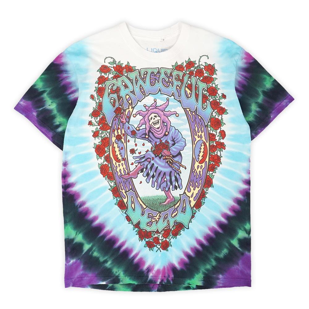 グレイトフルデッド Grateful Dead 00s 2000年代 バンドTシャツ ロックT LIQUID BLUE リキッドブルー USA アメリカ ヴィンテージ 古着 メンズ Tシャツ カットソー タイダイ染め M【中古】